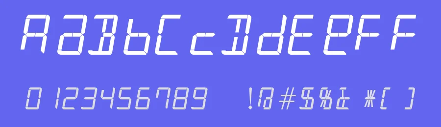 Patopian 1986 by David J Patterson — Display Font — thumbnail 3