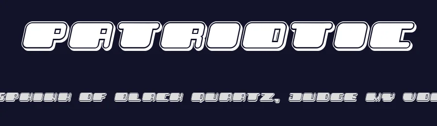 Patriotic by Vladimir Nikolic — Decorative Font — thumbnail 2