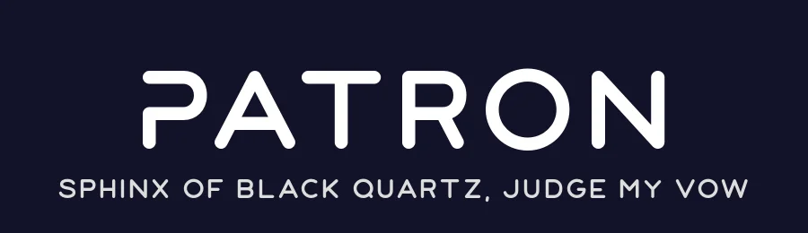 Patron by Shaped Fonts — Display Font — thumbnail 2