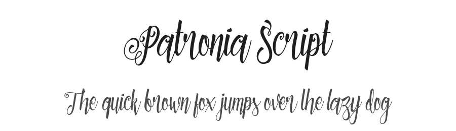 Patronia Script