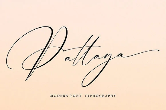 Pattaya Font by Pineungtype & Missinklab by Pineungtype & Missinklab — Script Handwritten Font