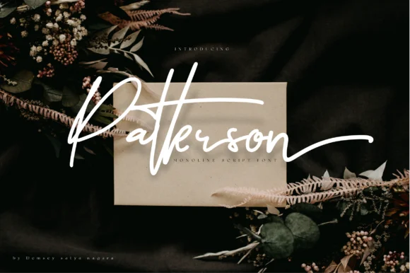 Patterson Font by Dancubs — Script Handwritten Font