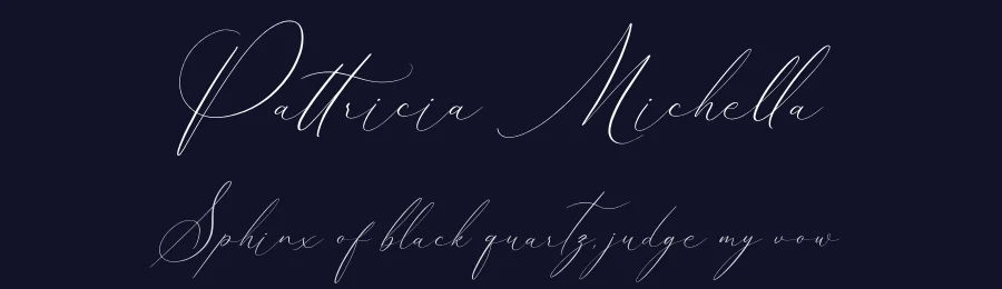 Pattricia Michella by Perspectype Studio - Letterena.com — Script Handwritten Font — thumbnail 2