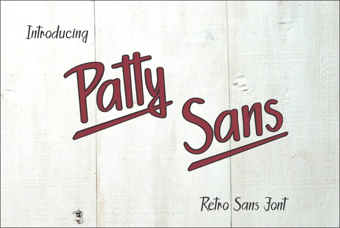 Patty Sans Font by Jaime Rangel Castro — Script Handwritten Font