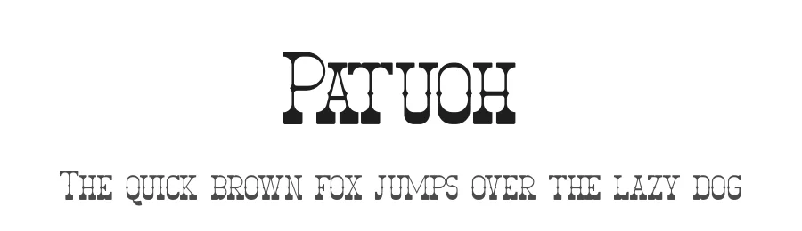 Patuoh by Denustudios — Decorative Font