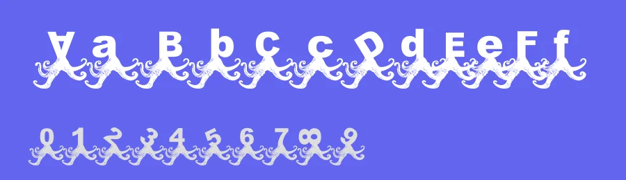 Paul Pulpo by Andrea Bartsch — Decorative Font — thumbnail 3