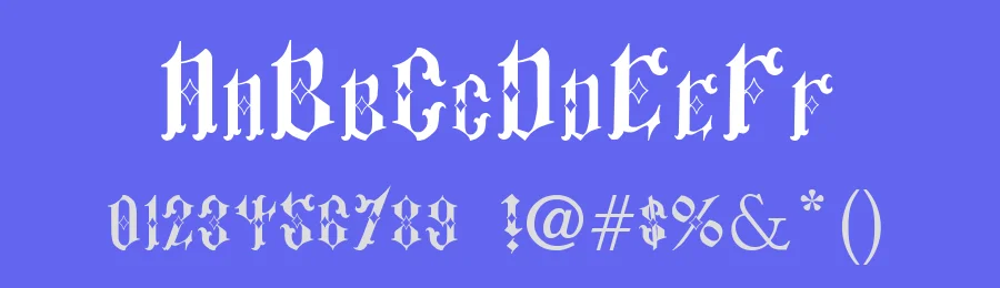 Pauls Sinner by Tattoo Paul — Blackletter Font — thumbnail 3