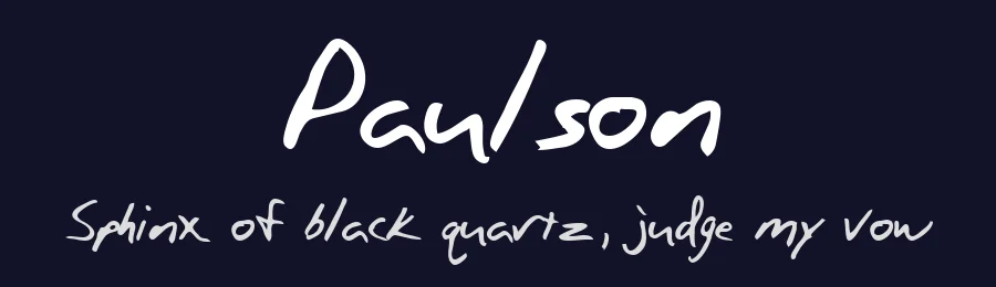 Paulson — Script Handwritten Font — thumbnail 2