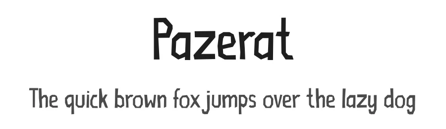 Pazerat by Tokokoo Studio — Decorative Font