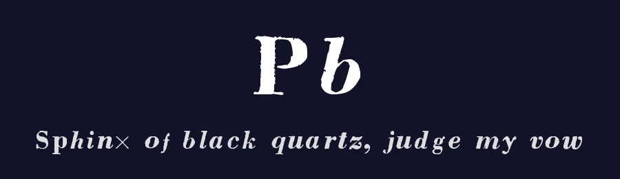 Pb by Ward Zwart — Decorative Font — thumbnail 2