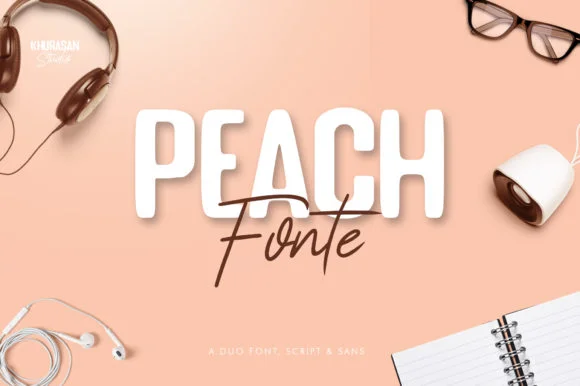 Peach Fonte Font by Khurasan — Script Handwritten Font