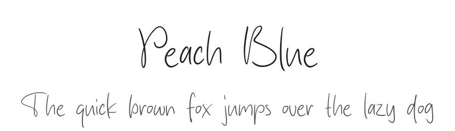Peach Blue