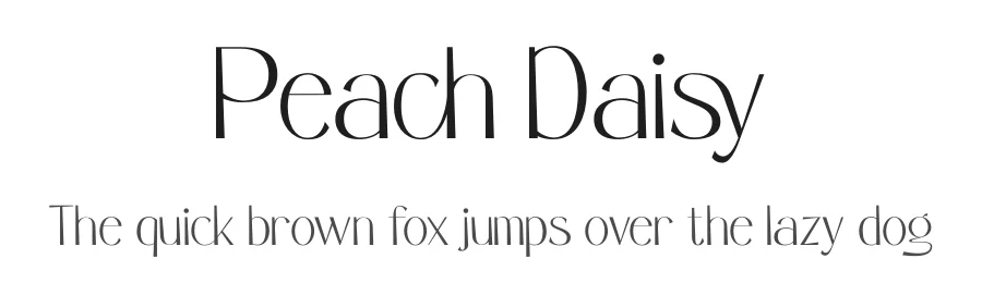 Peach Daisy