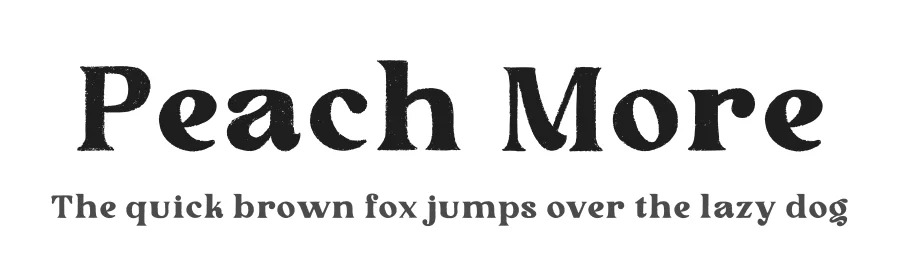 Peach More