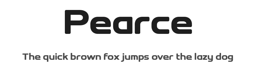 Pearce by Faqih Fawaji — Sans Serif Font
