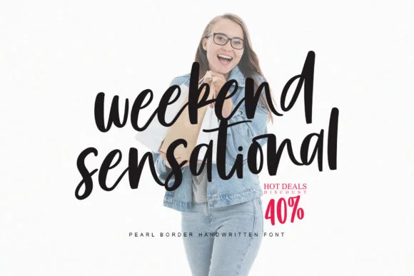 Pearl Border Font by Fourlines.design — Script Handwritten Font — thumbnail 3