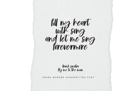 Pearl Border Font by Fourlines.design — Script Handwritten Font — thumbnail 4