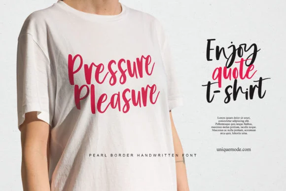 Pearl Border Font by Fourlines.design — Script Handwritten Font — thumbnail 7