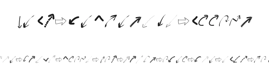 Peax Webdesign arrows by Peax Webdesign — Dingbats Font