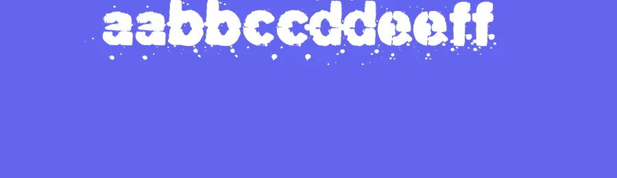 Pee on face by alien foundery — Decorative Font — thumbnail 3