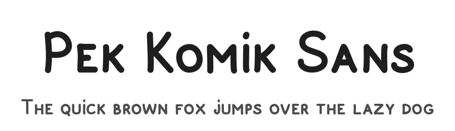 Pek Komik Sans