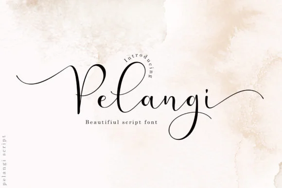 Pelangi Font by Sulthan Studio — Script Handwritten Font