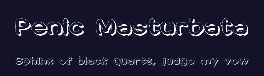 Penic Masturbata by GemFonts / Typotheticals — Decorative Font — thumbnail 2