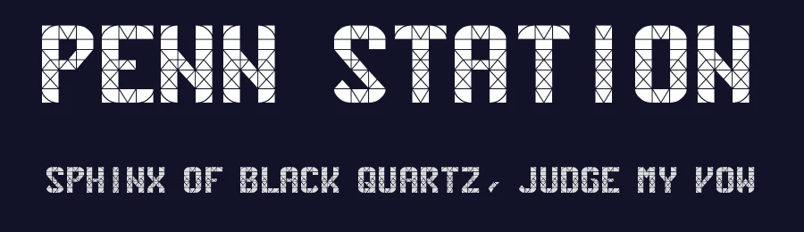 Penn Station by Parallax — Display Font — thumbnail 2