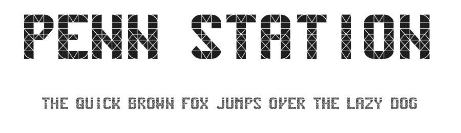 Penn Station by Parallax — Display Font