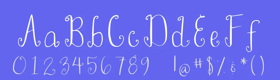 Peony Charming by Joelle Duff — Decorative Font — thumbnail 3
