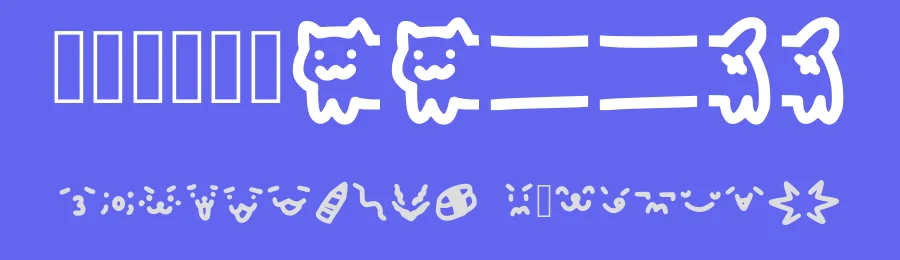 Peperritos Ornaments by Elena Paz Salazar — Dingbats Font — thumbnail 3