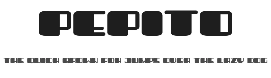 Pepito by Vladimir Nikolic — Decorative Font