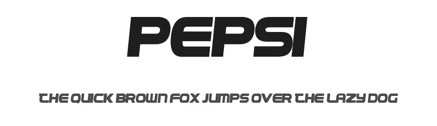 Pepsi by Jakub Degรณrski โ Display Font