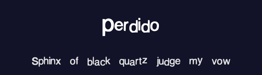 Perdido by Matthew Walker — Decorative Font — thumbnail 2
