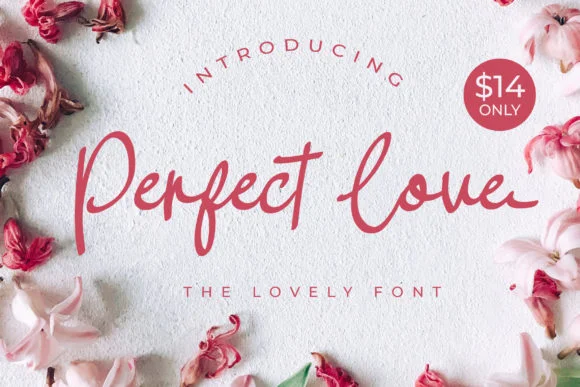 Perfect Love Font by handles creative — Script Handwritten Font
