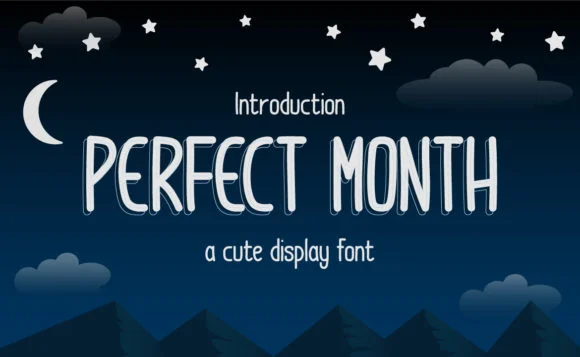 Perfect Month Font by niankeun — Script Handwritten Font