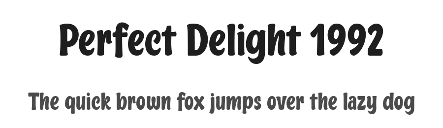 Perfect Delight 1992