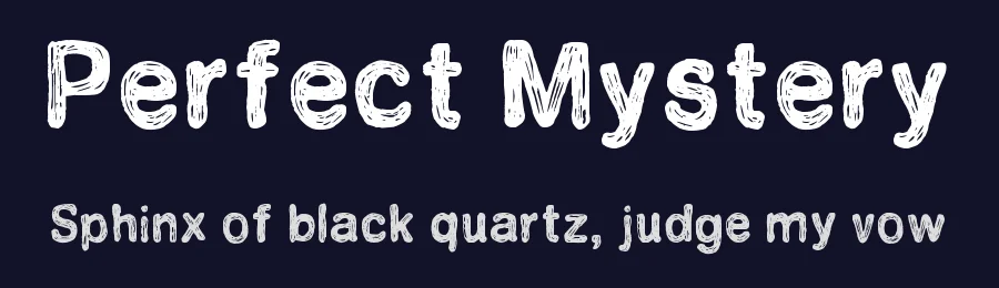 Perfect Mystery by imagex — Decorative Font — thumbnail 2
