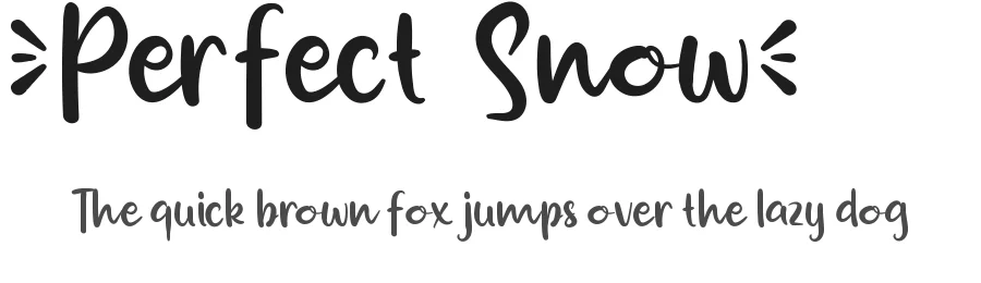 Perfect Snow