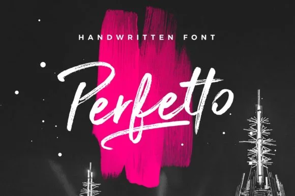 Perfetto Font by davidebassu — Script Handwritten Font