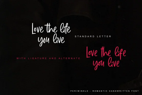 Periwinkle Font by Fourlines.design by Fourlines.design — Script Handwritten Font — thumbnail 2