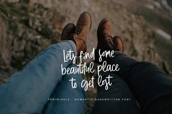 Periwinkle Font by Fourlines.design by Fourlines.design — Script Handwritten Font — thumbnail 5