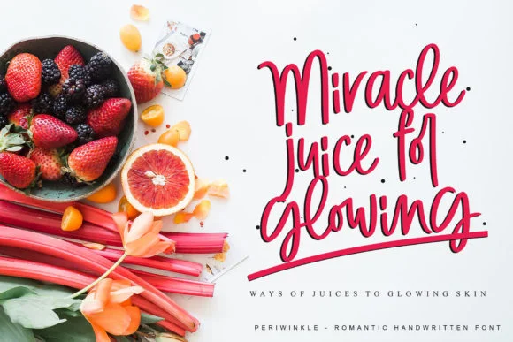Periwinkle Font by Fourlines.design by Fourlines.design — Script Handwritten Font — thumbnail 6