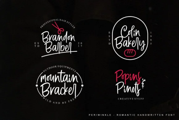 Periwinkle Font by Fourlines.design by Fourlines.design — Script Handwritten Font — thumbnail 7