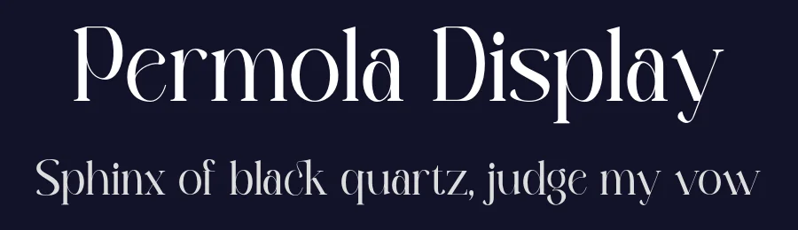 Permola Display by Tebaltipis Studio — Decorative Font — thumbnail 2