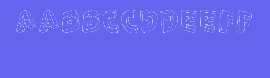 Perspectivo TFB by zanatlija — Decorative Font — thumbnail 3