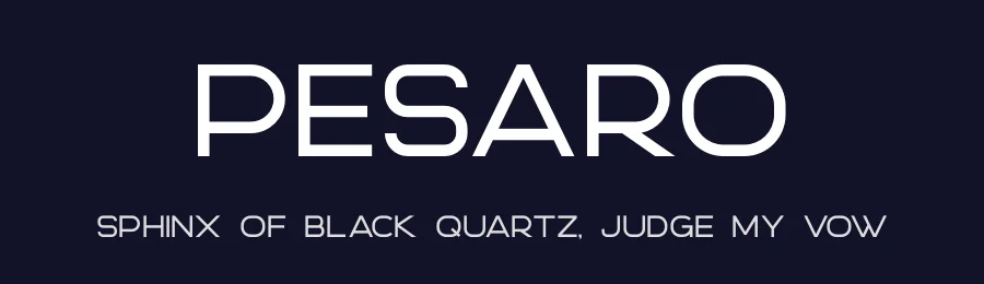 Pesaro by Graphicfresh — Sans Serif Font — thumbnail 2