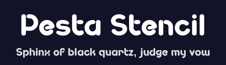 Pesta Stencil by Studio Typo — Decorative Font — thumbnail 2