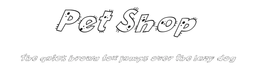 Pet Shop by Galdino Otten Fonts — Decorative Font