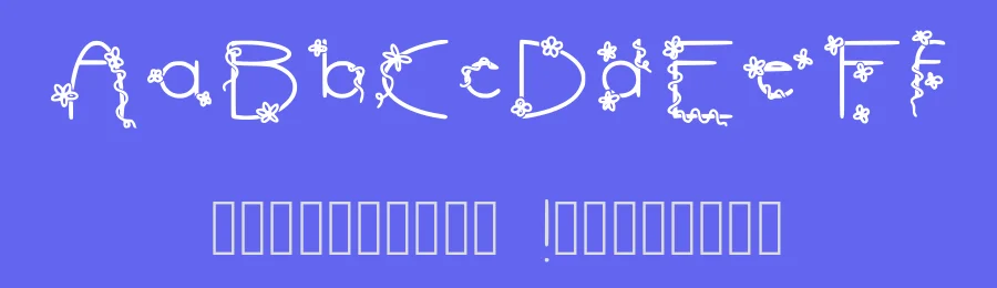 Petals And Vines by Junie Kim — Decorative Font — thumbnail 3